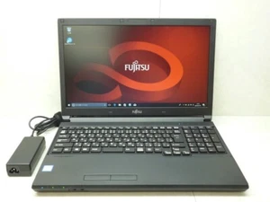 Fujitsu LIFEBOOK A577/V i3 2.7GHz 8GB 128GB SSD Win11 Pro DVD B Rank JIS - Picture 1 of 8