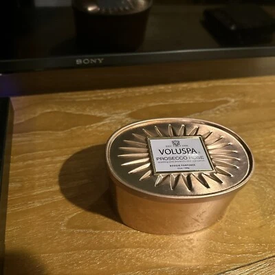 PROSECCO ROSE - VOLUPSA Bougie Parfume - 2 velas de mecha, 12 oz NUEVO SIN ENCENDER FRAGANTE Foto 1 de 4