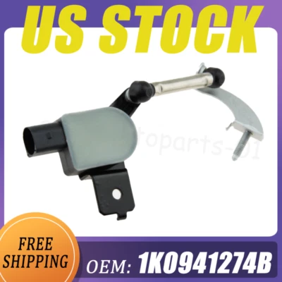 Front Headlight Level Sensor For Audi A3 VW EOS GTI Jetta R32 Rabbit 1K0941274B Foto 1 de 4