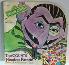 Vintage Golden Shape Book Sesame Street The Counts Number Parade 1977 Guc