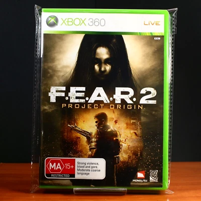 F.E.A.R 2 Project Origin XBOX 360 (complete w/ Manual & Plastic Sleeve) ● Fast ✉ - Image 1 of 4