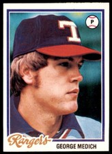 1978 TOPPS GEORGE MEDICH TEXAS RANGERS #583 (104)