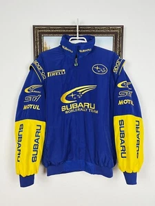 Chaqueta De Colección F1 Team Racing Subaru Racing Azul Hombre Bombardero Ferrari Marlboro L - Imagen 1 de 15