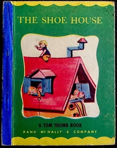 THE SHOE HOUSE ~ 1940's McNally Elf-like Children's Mini Little Tom Thumb Book - Picture 1 of 5