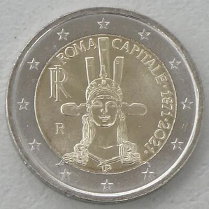 2 Euro Gedenkmünze Italien 2021 Rom - 150 Jahre Hauptstadt Italiens unz. - Bild 1 von 1