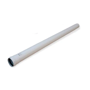 TUBO CM 200 IN ALLUMINIO Ø 80 VERNICIATO BIANCO CERTIFICATO 200° C - Picture 1 of 1