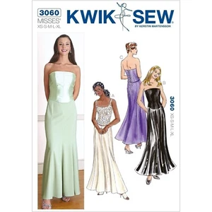 Kwik Schnittmuster 3060 Rock Maxi Top fehlt Größe XS-XL - Bild 1 von 3