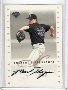 1996 Leaf Signature Extended Autographs #201 Mark Thompson - Picture 1 of 2