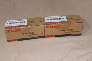 ZOSI - CÁMARA DE SEGURIDAD DIGITAL D/N - Blanca - Paquete de dos 1AC-2112C-WS-N - Imagen 1 de 3