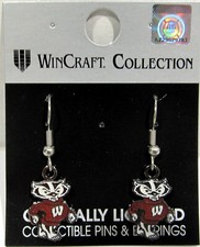NCAA College University Wire Hook Earrings Pick Your Team