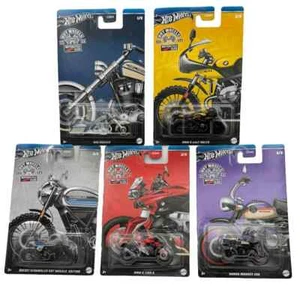 Hot Wheels Motorcycle Club Complete 5 Cycle Set Honda Ducati BMW 2024 - Picture 1 of 8
