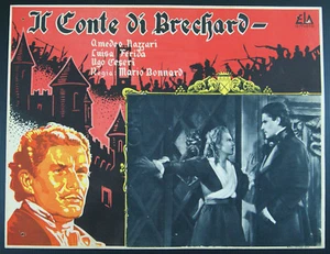 fotobusta film IL CONTE DI BRECHARD Luisa Ferida Amedeo Nazzari 1937 - Picture 1 of 1