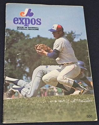 AUG, 1971 MONTREAL EXPOS vs SAN FRANCISCO GIANTS - JARRY PARK PROGRAM Vol 3 No 3 - Image 1 of 4