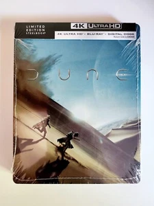 Dune (2021) Steelbook: 4K, Blu Ray, Digital Sealed New Mint US Ships In Box - Picture 1 of 7