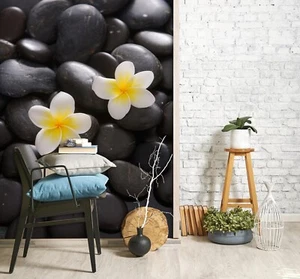 3D Stone Petals S533 Wallpaper Mural Self-adhesive Removable Sticker Kids Panda - Picture 1 of 11
