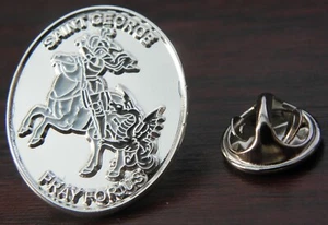 St George Pin Badge Saint Brooch - Photo 1 sur 4