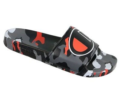 Sandalias CHAMPION Juvenil IPO Camufladas H21 Slide talla 7Y Negro Naranja Gris Foto 1 de 4