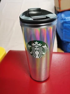 Starbucks Rainbow Iridescent Tumbler Cup New 16oz - Picture 1 of 9