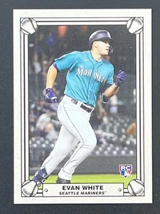 EVAN WHITE RC 2021 Topps 582 Montgomery Set #3 Seattle Mariners - Bild 1 von 2