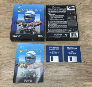 Overdrive ~ Over Drive ~ Team 17 ~ Original Big Box Boxed Amiga Game - Good Cond - Afbeelding 1 van 15