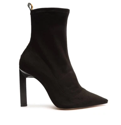 SCHUTZ Benine Suede Boot Leopard Print Black/Natural 10 M - Image 1 of 4