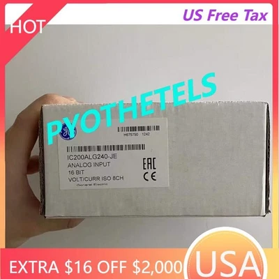 GE FANUC IC200ALG240-JE ANALOG INPUT 16BIT VOLT/CURR ISO 8CH NEW US Free TAX - Image 1 of 2