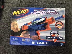 Nerf Elite Stryfe Dart Blaster Discontinued N-Strike Kids Toy Gun Boxed - Picture 1 of 11