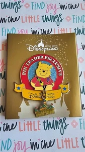 Disney HKDL - Winnie the Pooh - Pin Trader Exclusive - LE Dangle Pin 63983 - Bild 1 von 2
