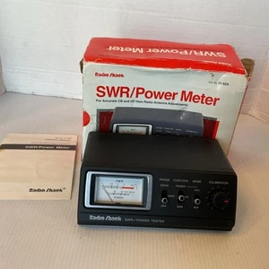 Radio Shack 21-523 Field Strength SWR Tester CB Short Wave Ratio Meter With Box - Zdjęcie 1 z 7