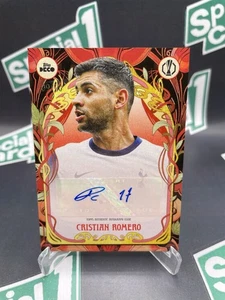 Topps Deco 2024 Cristian Romero Red 09/10 Autograph SP SSP - Picture 1 of 6