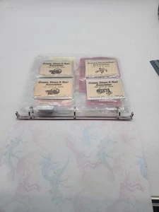 vintage steam engine/tractor/hit-miss Farm Show dash plaques In Album - Foto 1 di 14