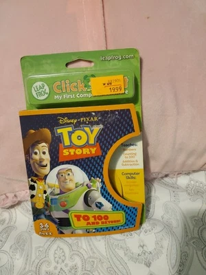 Leap Frog Click Start My First Computer Game Cartridge Toy Story  - Image 1 of 2
