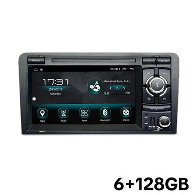 7" For Audi A3 8P 2003-2013 S3 RS3 Apple Carplay Android13 Car Stereo Radio NAVI - Image 1 of 4