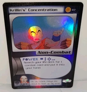 Krillin's Concentration Foil Unlimited 85 LP DBZ Dragon Ball Z TCG Score DBZ CCG - Bild 1 von 5