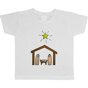 'Christmas Nativity Scene' Children's / Kid's Cotton T-Shirts (TS024903) - Picture 1 of 9