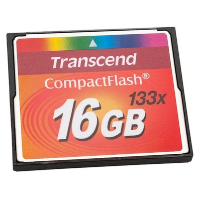 Transcend 16GB Cf Card 133x Compact Flash - Image 1 of 3