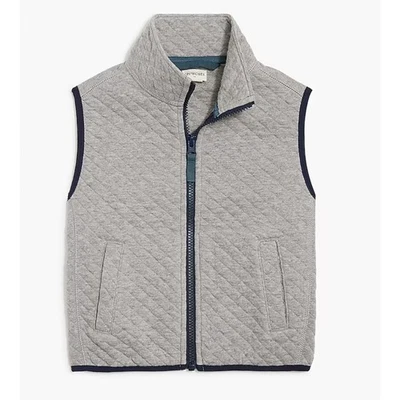 NUEVO DEFECTUOSO Chaleco Acolchado Diamante de Fábrica Crewcuts Cremallera Completa Gris Niño XL Otoño 2024 Foto 1 de 4