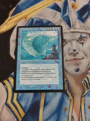 Leviathan MTG The Dark Rare Blue Creature Near-Mint x1 GG2 - Image 1 of 4