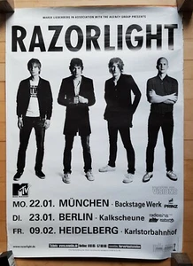 Razorlight   - Konzertposter  Tour Poster 2010 - Bild 1 von 1