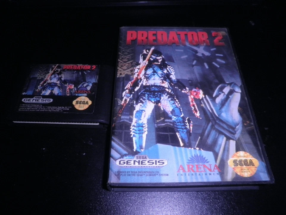 sega Mega Drive -    predator 2   - boxed - Image 1 of 1