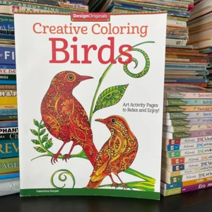 Creative Coloring Birds book by Valentina Harper, Coloring Book (Paperback) - Picture 1 of 3