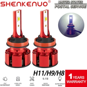 H11 LED Headlight Bright Bulbs Kit HIGH/LOW Beam 6000K For Honda HR-V 2020-2022 - Bild 1 von 8