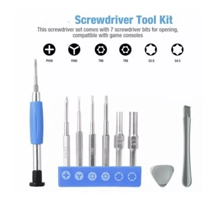 10 in 1 Screwdriver For Nintendo Switch SNES N64 NES Security Repair Tool Kit - Image 1 of 4