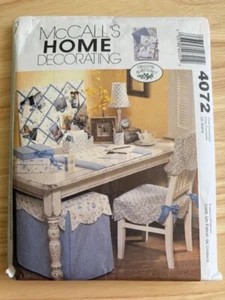 McCall's 4072 Laura Ashley Home Office patrón de costura 2002 vintage nuevo en stock sin cortar - Imagen 1 de 3