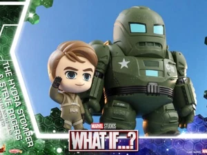 HOTTOYS COSBABY (S) BOBBLE HEAD THE HYDRA STOMPER & STEVE ROGERS COSB882 - Picture 1 of 16