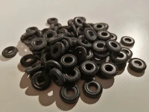 Diecast Toy Tyres 10mm Corgi, Dinky, Amazon, Budgie, Tri-ang, Matchbox, Tekno - Picture 1 of 2