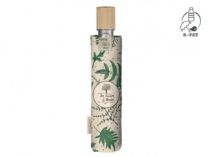 OMBRELLO DONNA PIEGHEVOLE AUTOMATICO FANTASIA FOGLIE PERLETTI GREEN - Foto 1 di 3