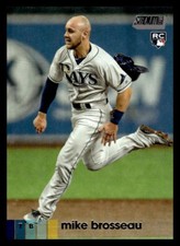 2020 Topps Stadium Club Mike Brosseau  Rookie 80 Tampa Bay Rays