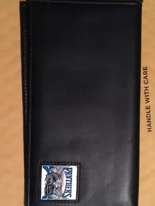 Carolina Panthers NFL Leather Billfold Wallet/Checkbook Holder New! - Picture 1 of 2