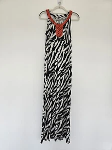 George Womens Animal Print Stretch Maxi Dress Sz UK10 - Picture 1 of 7